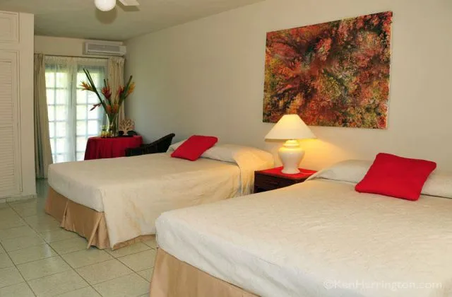 Hotel Coco Plaza Las Terrenas room 2 larges beds